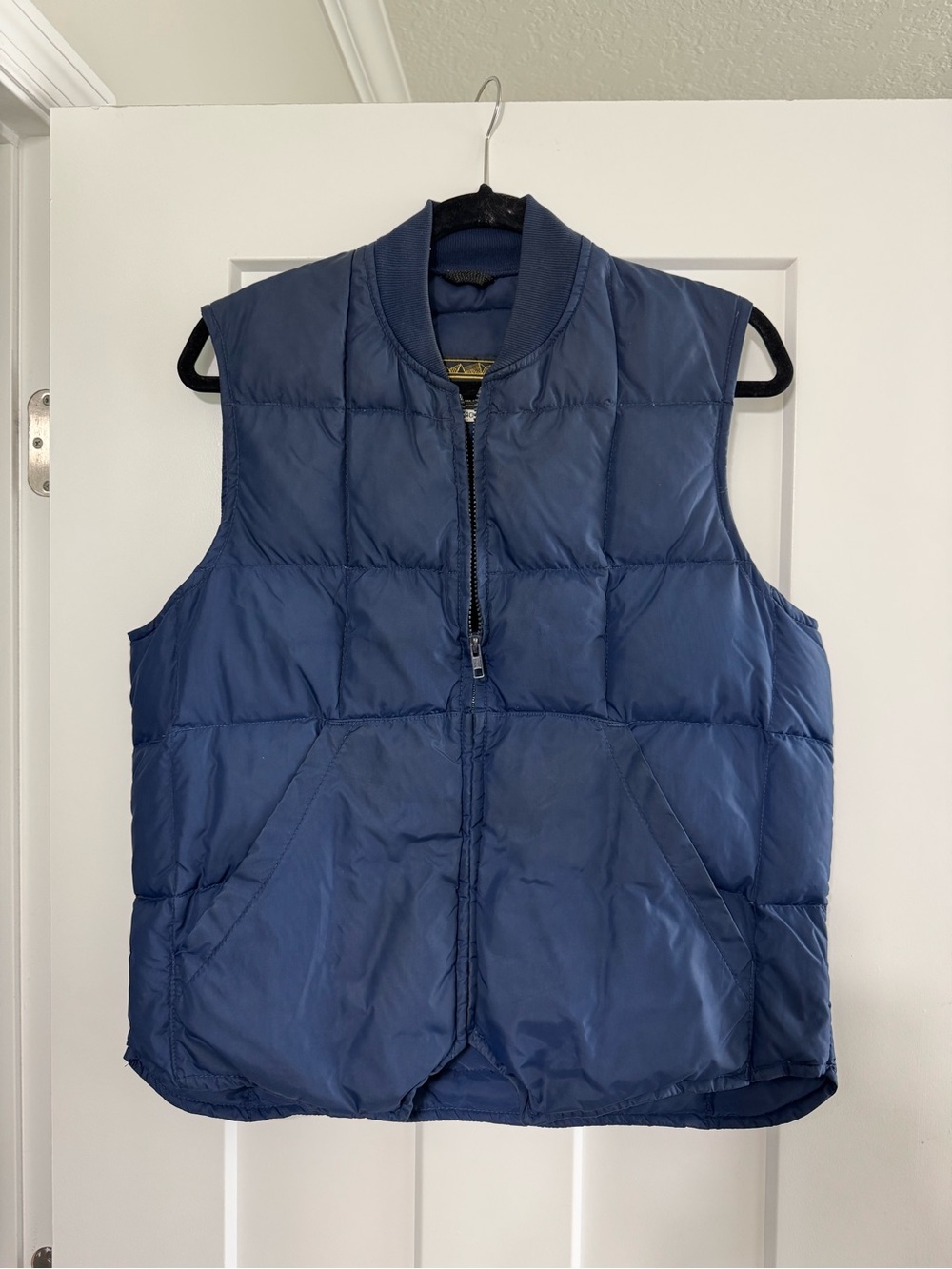 Eddie Bauer Vintage Quilted Puffer Vest - Blue